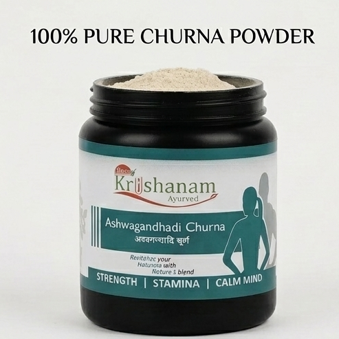 Ashwagandhadi Churna – The Ultimate Ayurvedic Powerhouse for Mind & Body